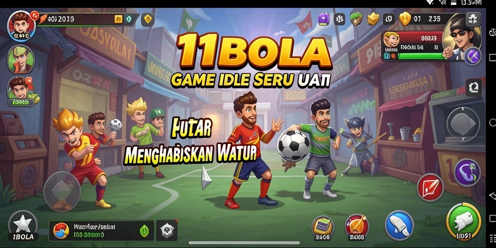 Gameplay seru dari 11BOLA yang mengasyikkan.