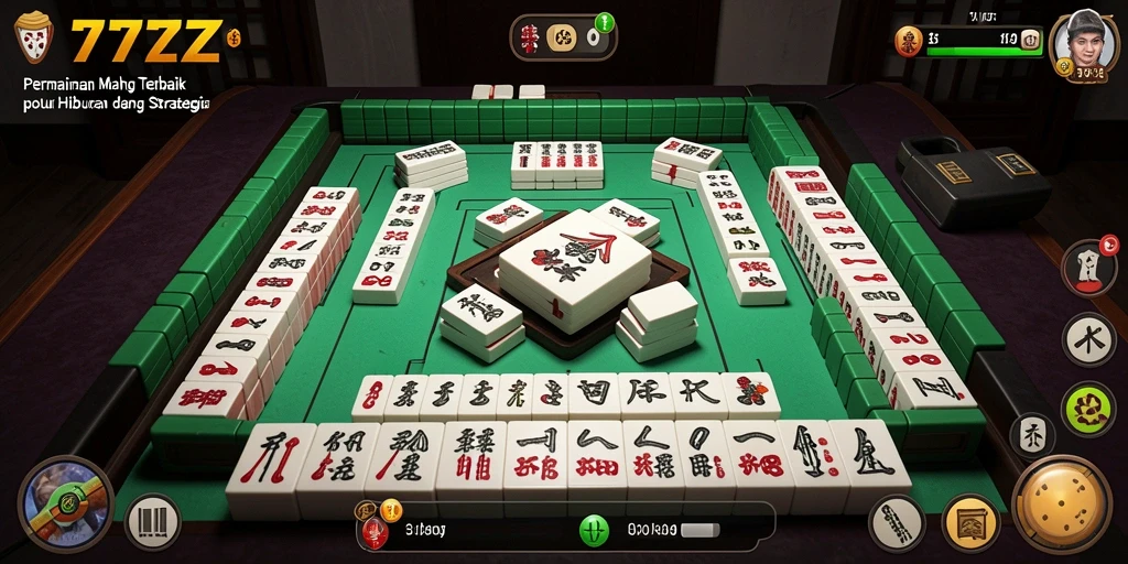 Screenshot gameplay 777ZX yang menampilkan momen seru di Mahjong.