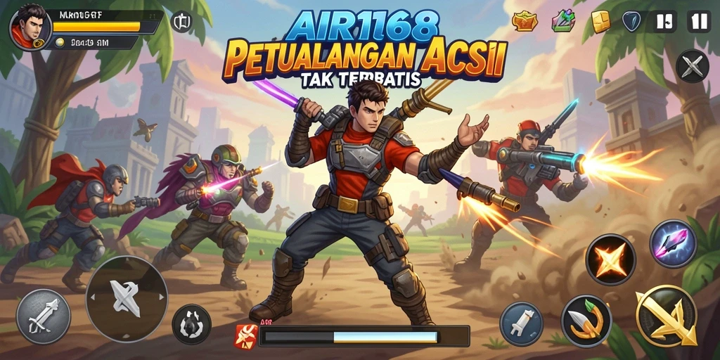 Tampilan gameplay AIR168 yang menegangkan dan penuh aksi.