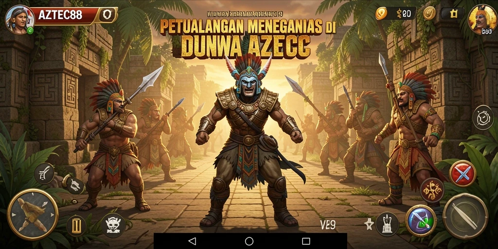 Menampilkan gameplay menegangkan di dunia Aztec yang misterius.