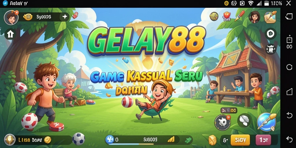 Tampilan gameplay GELAY88 yang mengasyikkan dan penuh warna.
