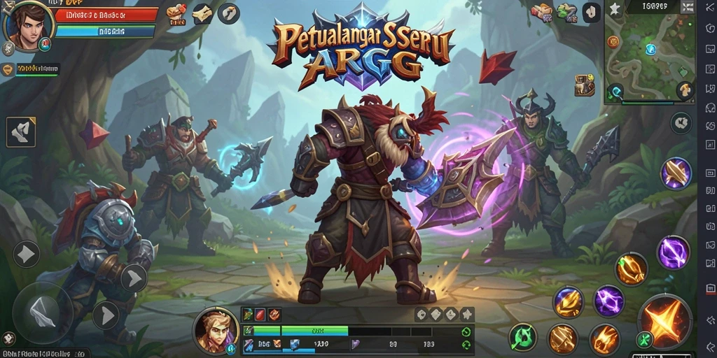 Gameplay menakjubkan di <strong>IDRRP</strong> dengan pertarungan ARPG yang seru.