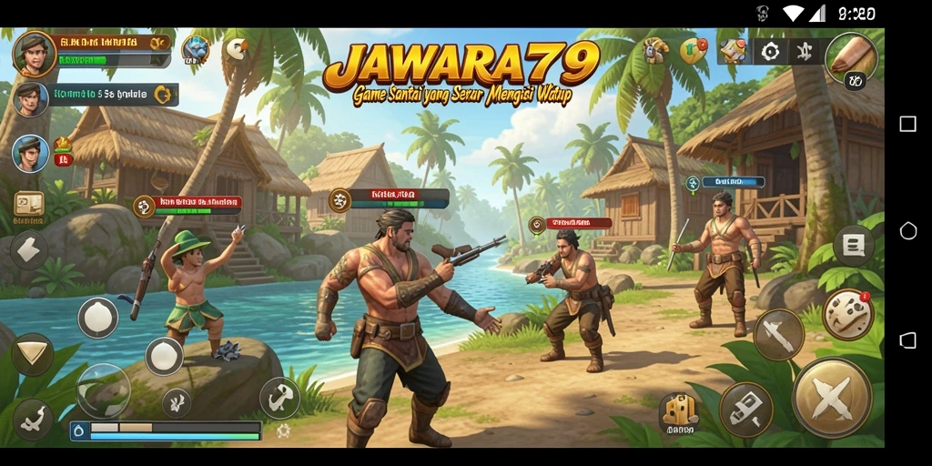 Screenshot JAWARA79 menampilkan gameplay menarik yang penuh warna.