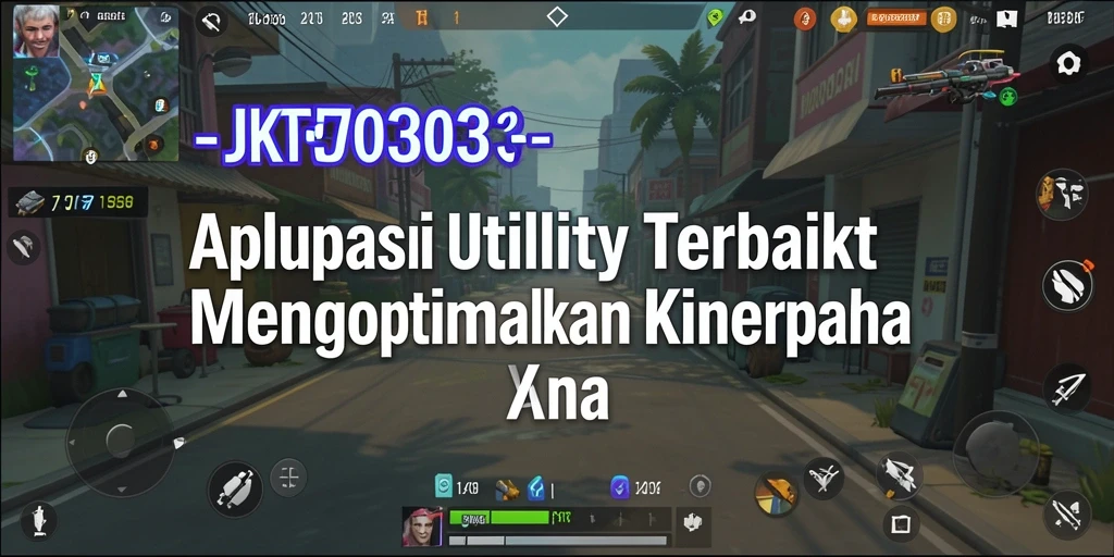 Tampilan utama JKT303 dengan fitur Utility yang mudah diakses.