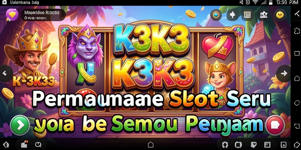 Tampilan gameplay K3K3 yang menarik dan menghibur.