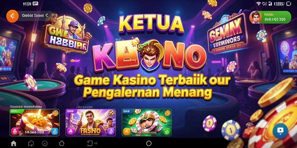 Tampilan gameplay menarik dari KETUA, pengalaman Kasino yang mendebarkan.