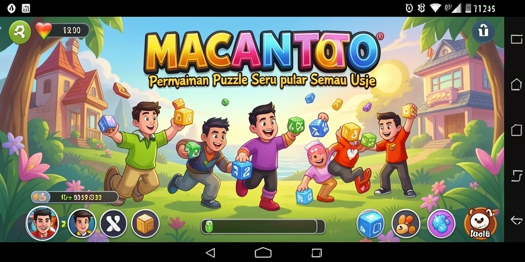 Tampilan gameplay menarik dari MACANTOTO dengan tantangan puzzle yang seru.
