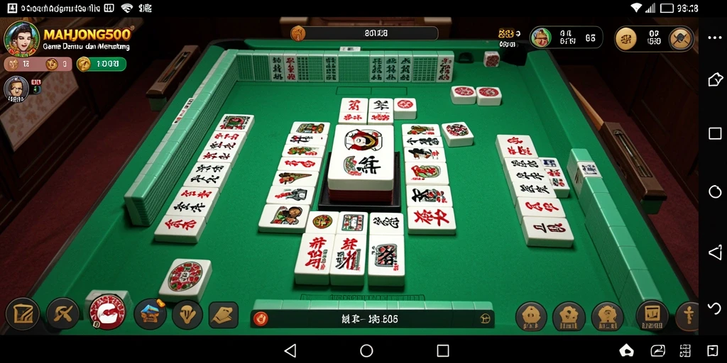 Tampilan gameplay <strong>MAHJONG500</strong> yang seru dan menarik dengan efek grafis yang memukau.