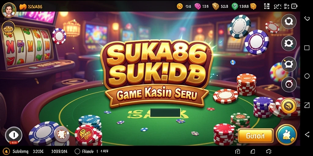 Screenshot gameplay menarik dari SUKA86 dengan suasana Kasino.