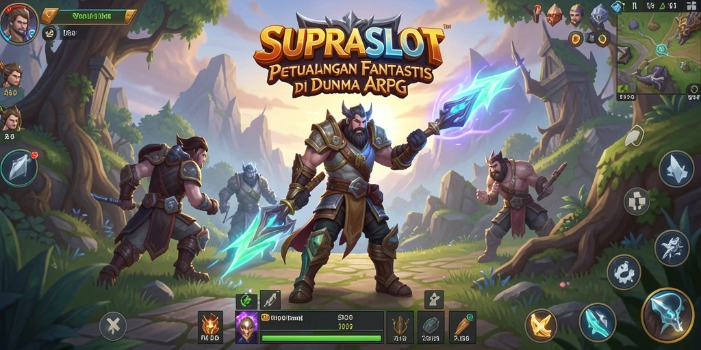 Tampilan gameplay memukau dari SUPRASLOT dengan aksi seru.