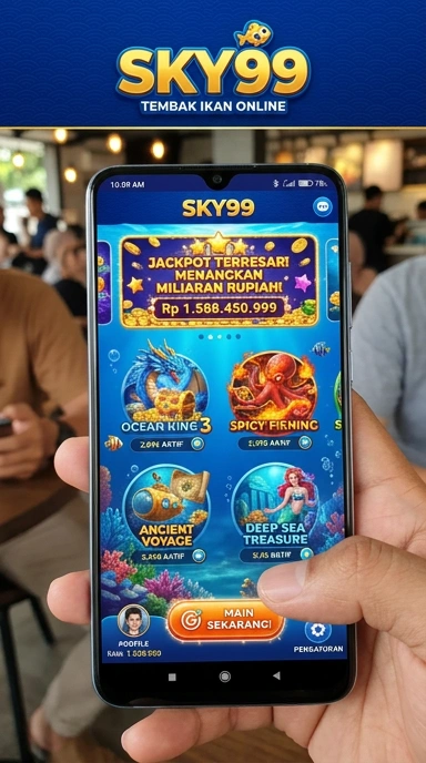 Tampilan antarmuka pengguna sky99 yang bersih dan intuitif.